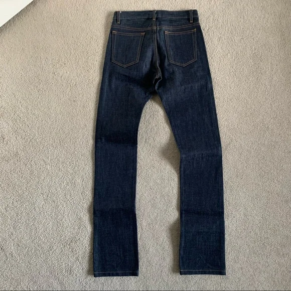 A.P.C. New Cure H Jean Tres Etroit Dark Wash Super Slim Raw Japanese Denim